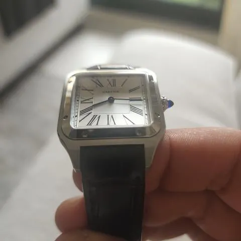 Cartier Santos Dumont WSSA0022 43.5mm Silver 2