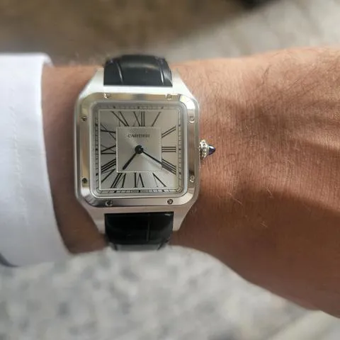 Cartier Santos Dumont WSSA0022 43.5mm Silver 4