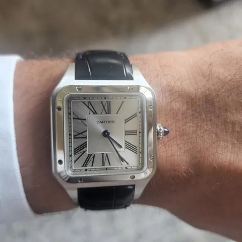 Cartier Santos Dumont WSSA0022 43.5mm Silver 5