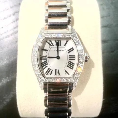 Cartier Tortue WA503851 43mm White gold Silver