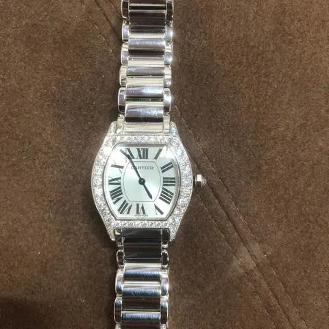 Cartier Tortue WA503851 43mm White gold Silver 6