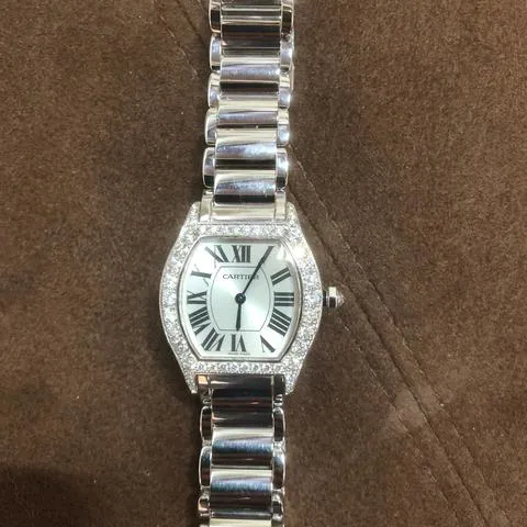 Cartier Tortue WA503851 43mm White gold Silver 7