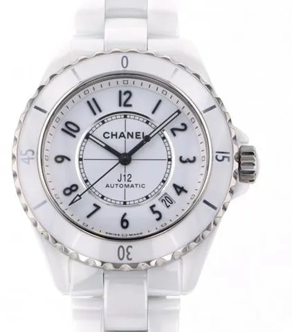 Chanel J12 H5700 38mm White ceramic White