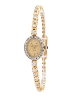 Genève Diamond and 14k white gold and 14k yellow gold Champagne