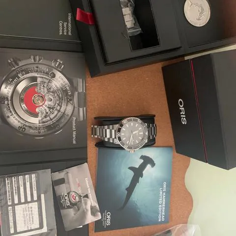 Oris Hammerhead Limited Edition 01 752 7733 4183 455mm Stainless steel Gray