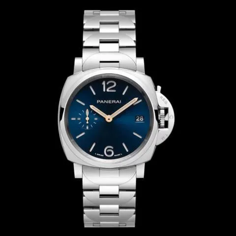 Panerai Luminor Marina PAM 01123 38mm Stainless steel Blue