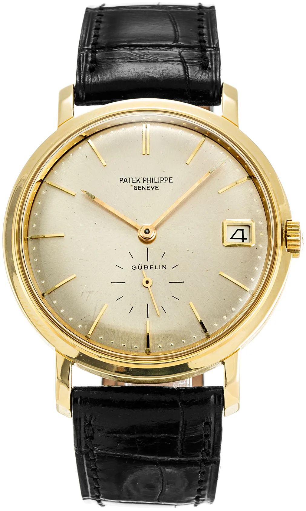 Patek Philippe Calatrava 3445 35mm Yellow gold Champagne