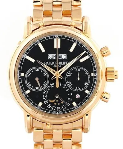 Patek Philippe Perpetual Calendar Split-Seconds Chronograph 5204/1R-001 40mm Rose gold Black