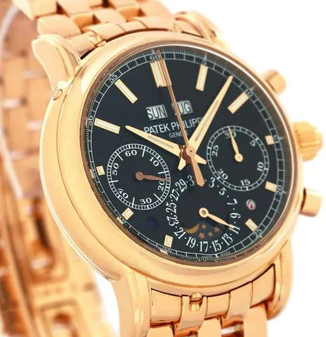 Patek Philippe Perpetual Calendar Split-Seconds Chronograph 5204/1R-001 40mm Rose gold Black 4