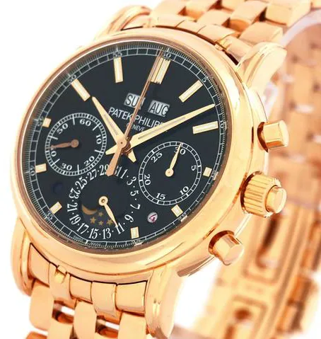 Patek Philippe Perpetual Calendar Split-Seconds Chronograph 5204/1R-001 40mm Rose gold Black 5