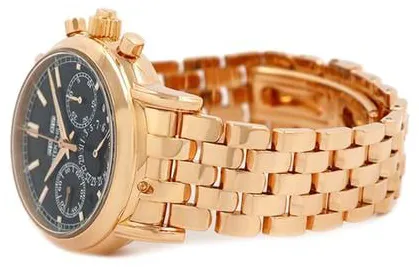 Patek Philippe Perpetual Calendar Split-Seconds Chronograph 5204/1R-001 40mm Rose gold Black 8