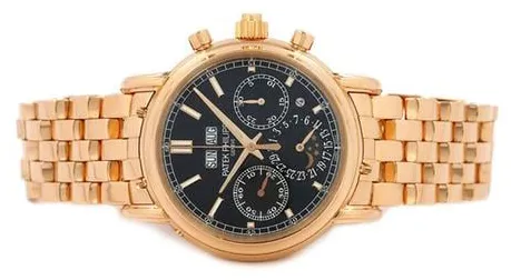 Patek Philippe Perpetual Calendar Split-Seconds Chronograph 5204/1R-001 40mm Rose gold Black 9