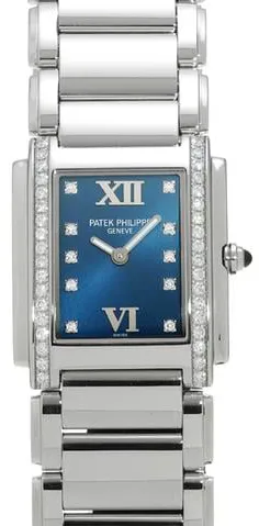 Patek Philippe Twenty~4 4910/10A-012 25mm Stainless steel Blue