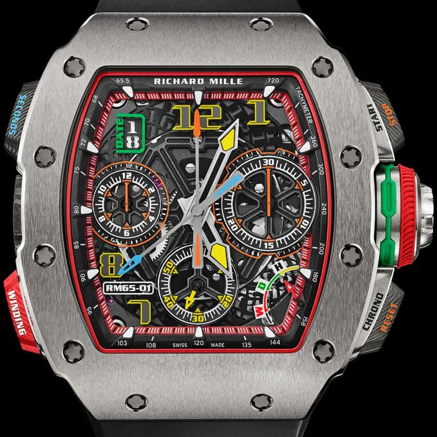 Richard Mille RM 65-01 RM65-01 44.5mm Titanium Skeletonized