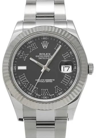 Rolex Datejust II 116334 41mm Stainless steel Gray