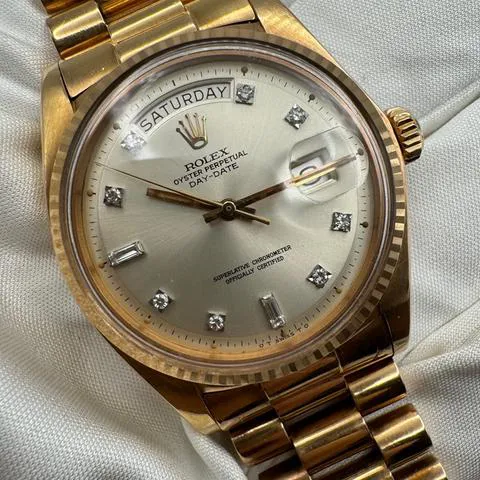 Rolex Day-Date 36 1803 36mm Rose gold Silver 6