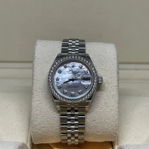 Rolex Lady-Datejust 279384RBR 28mm Stainless steel Mother-of-pearl