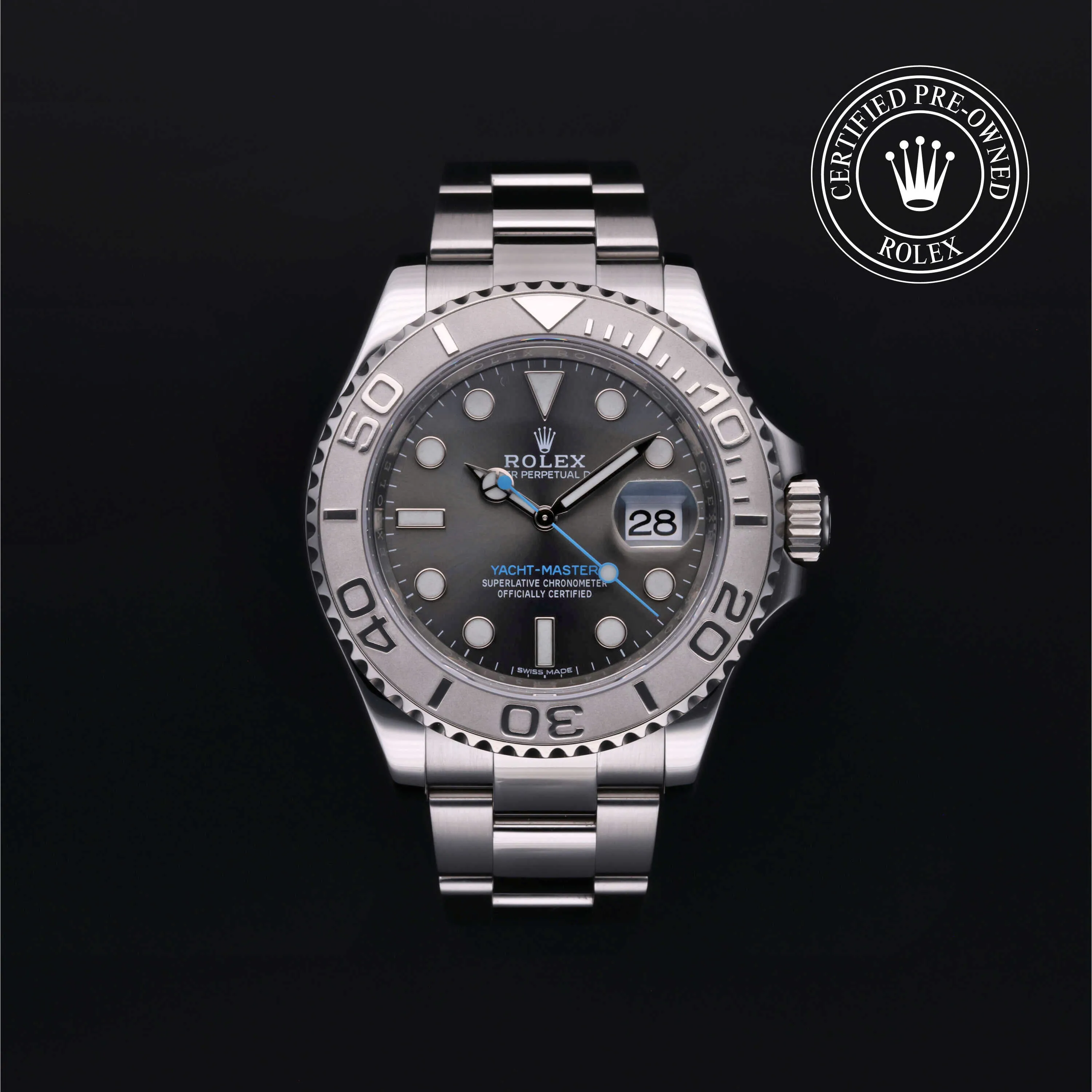 Rolex Yacht-Master 116622 40mm Platinum Gray