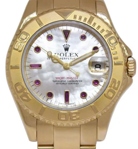 Rolex Yacht-Master 168628 35mm Yellow gold Mother-of-pearl