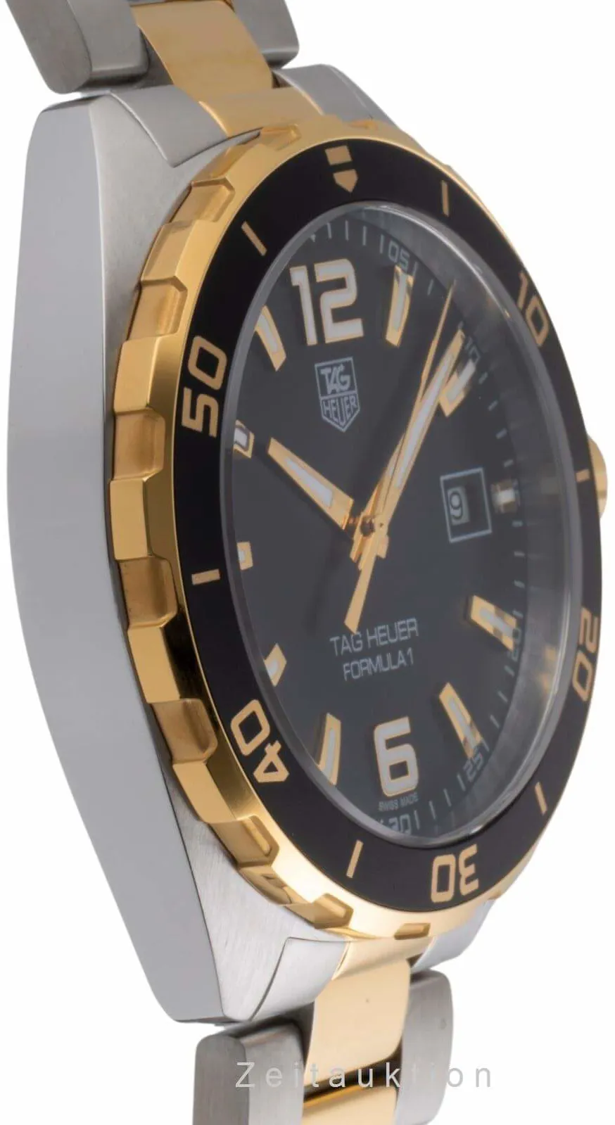 TAG Heuer Formula 1 Quartz WAZ1121.BB0879 42mm Yellow gold and Stainless steel Black 6