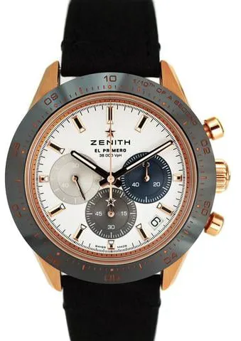 Zenith Chronomaster Sport 18.3100.3600/69.C920 41mm Rose gold Silver