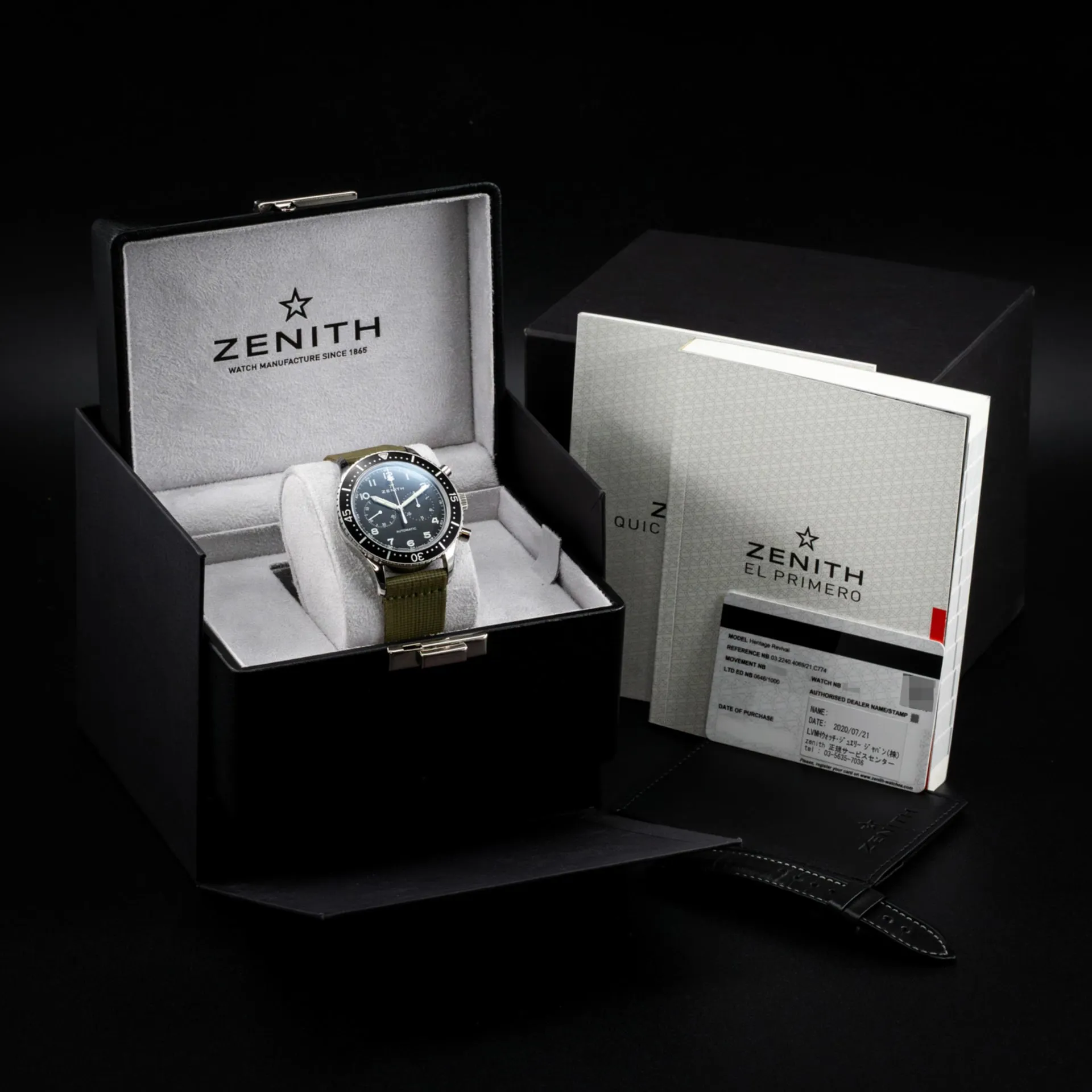 Zenith Pilot 03.2240.4069/21.C774 43mm Stainless steel Black 7