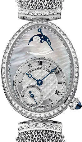 Breguet Reine de Naples 8908BB/5T/J70.D0DD 36.5mm White gold White