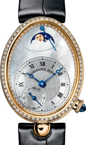 Breguet Reine de Naples 8908BA/52/964/D00D3L 36.5mm Yellow gold and 18k yellow gold Mother-of-pearl