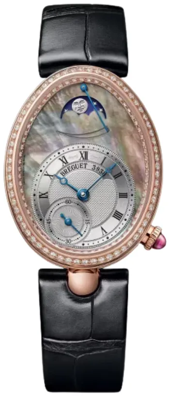 Breguet Reine de Naples 8908BR/5T/964/D00D3L 36.5mm Rose gold and 18k rose gold Mother-of-pearl