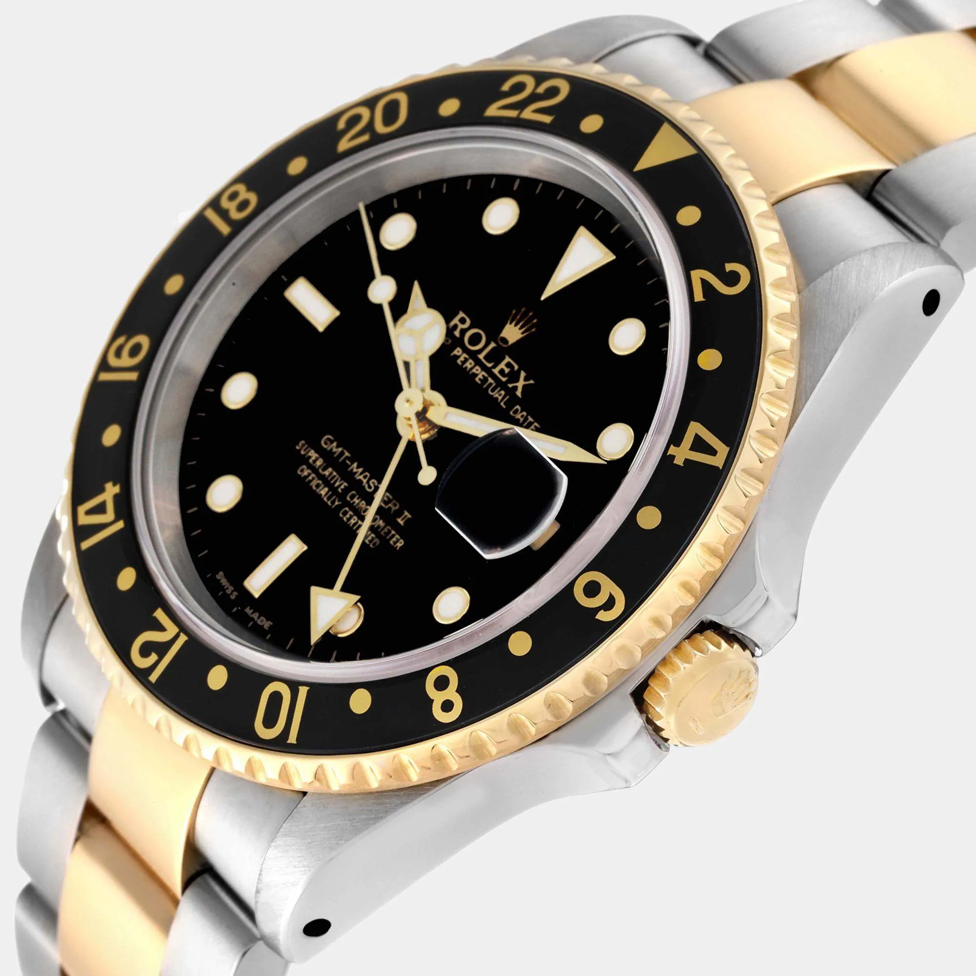 Rolex GMT-Master II 16713 Yellow gold and Stainless steel and 18k yellow gold Black 1