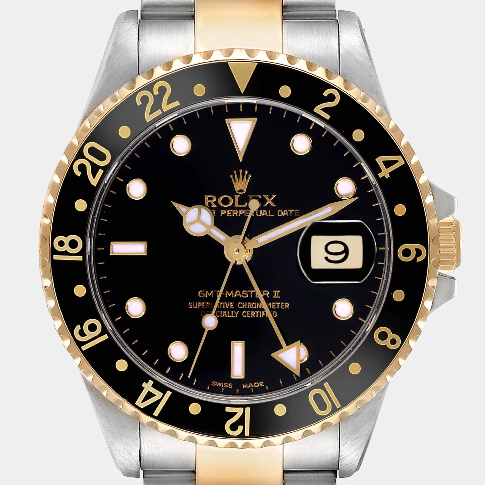 Rolex GMT-Master II 16713 Yellow gold and Stainless steel and 18k yellow gold Black 2