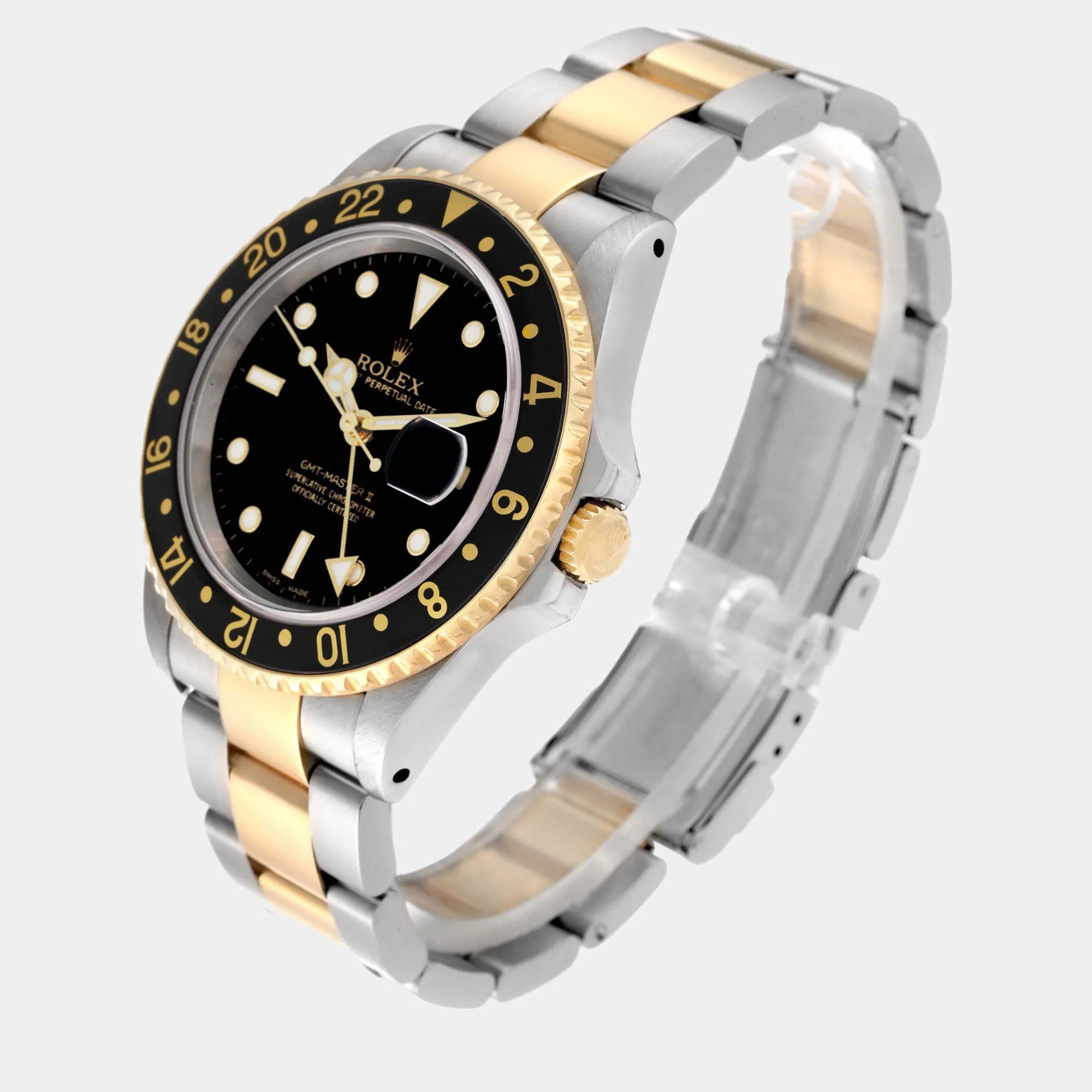 Rolex GMT-Master II 16713 Yellow gold and Stainless steel and 18k yellow gold Black 5