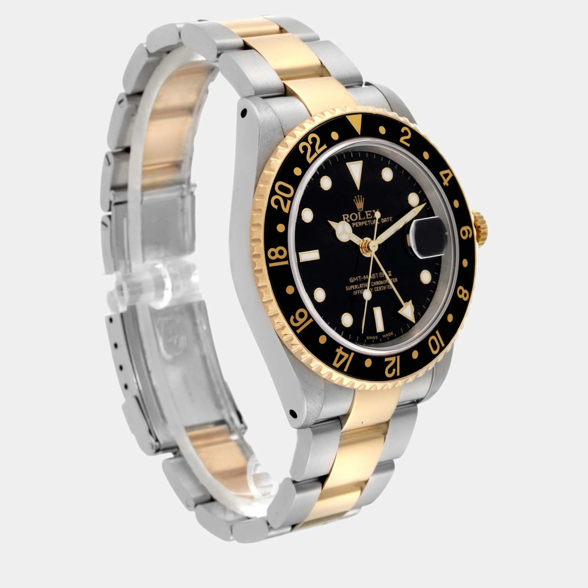 Rolex GMT-Master II 16713 Yellow gold and Stainless steel and 18k yellow gold Black 6