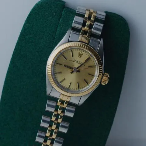 Rolex Oyster Perpetual 67193 26mm Yellow gold and Stainless steel Champagne 10