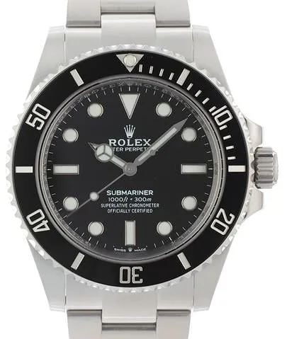 Rolex Submariner (No Date) 41 124060 41mm Stainless steel Black