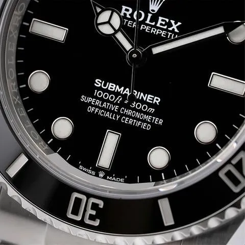 Rolex Submariner (No Date) 41 124060 41mm Stainless steel Black 12