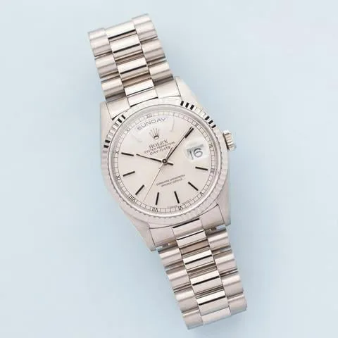 Rolex Day-Date 36 118239 36mm White gold Silver 1