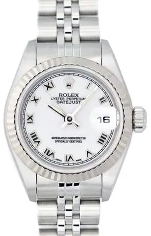 Rolex Lady-Datejust 69174 26mm Yellow gold and Stainless steel White