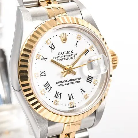 Rolex Datejust 69173G 26mm Yellow gold and Stainless steel White 3