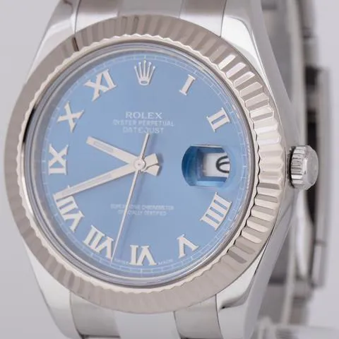 Rolex Datejust II 116334 41mm Stainless steel Blue 1