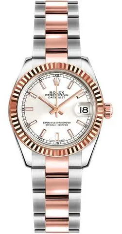 Rolex Lady-Datejust 179171 26mm Yellow gold and Stainless steel White