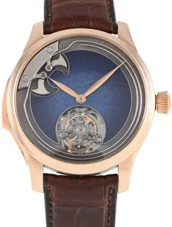 H. Moser & Cie. Exceptionals 1904-0400 Rose gold Aqua Blue fumé