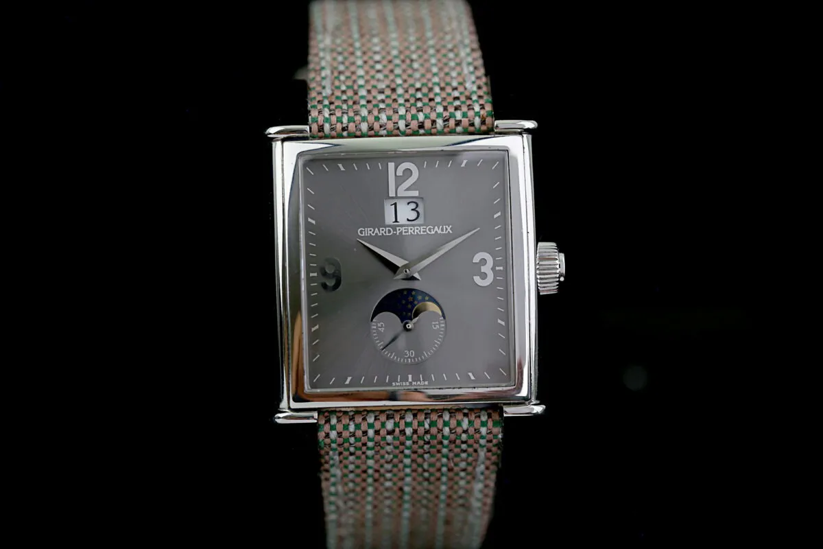 Girard-Perregaux Vintage 1945 2580 35mm Platin graues