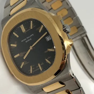 Patek Philippe Nautilus 3700/1 40mm Oro/acciaio Nero 1