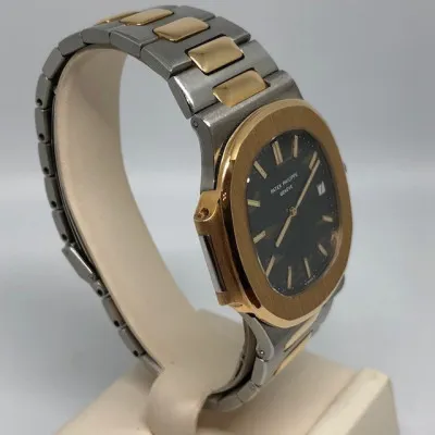 Patek Philippe Nautilus 3700/1 40mm Oro/acciaio Nero 2