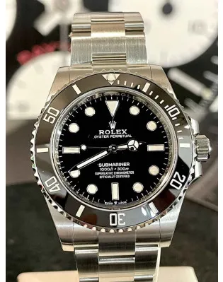 Rolex Submariner 124060 41mm Acciaio Nero 3