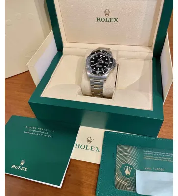 Rolex Submariner 124060 41mm Acciaio Nero 9