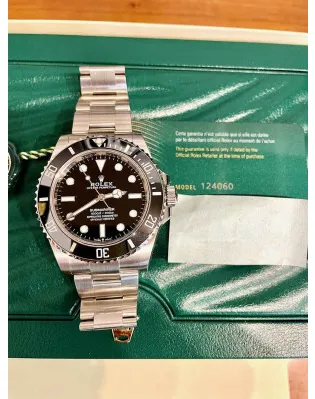 Rolex Submariner 124060 41mm Acciaio Nero 10