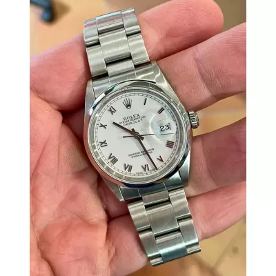 Rolex Datejust 36 16200 36mm Acciaio Silver 1