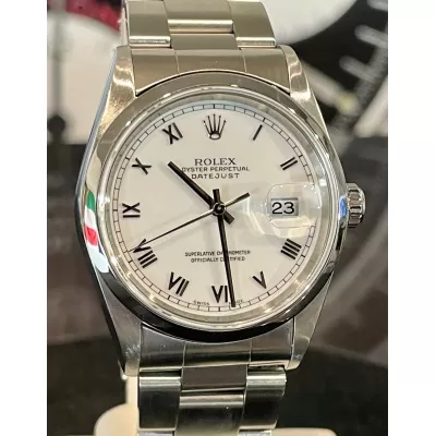 Rolex Datejust 36 16200 36mm Acciaio Silver 3